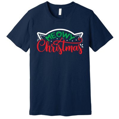 Meowy Christmas Premium T-Shirt