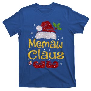 Memaw Claus Meaningful Gift Christmas Pajama Family Matching Xmas Gift T-Shirt