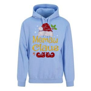 Memaw Claus Meaningful Gift Christmas Pajama Family Matching Xmas Gift Unisex Surf Hoodie