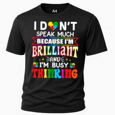 My Child May Be Non Verbal I May Be Nonverbal Autism Mom Performance Shirt
