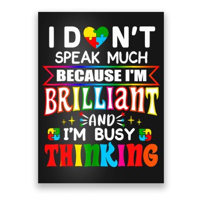 My Child May Be Non Verbal I May Be Nonverbal Autism Mom Poster