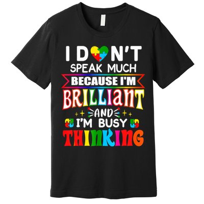My Child May Be Non Verbal I May Be Nonverbal Autism Mom Premium T-Shirt