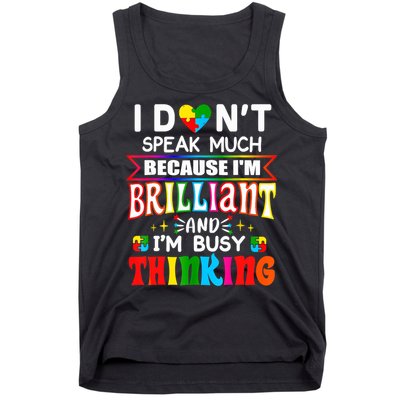 My Child May Be Non Verbal I May Be Nonverbal Autism Mom Tank Top