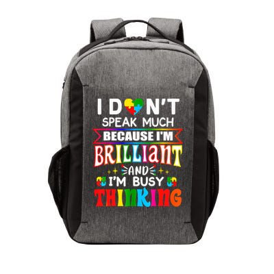 My Child May Be Non Verbal I May Be Nonverbal Autism Mom Vector Backpack