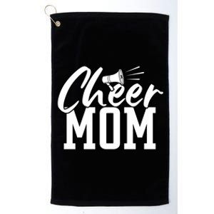 Megaphone Cheer Mom Gift Platinum Collection Golf Towel