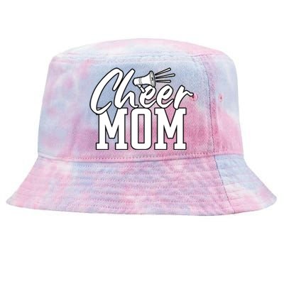 Megaphone Cheer Mom Gift Tie-Dyed Bucket Hat