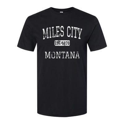 Miles City Montana Mt Vintage Softstyle CVC T-Shirt