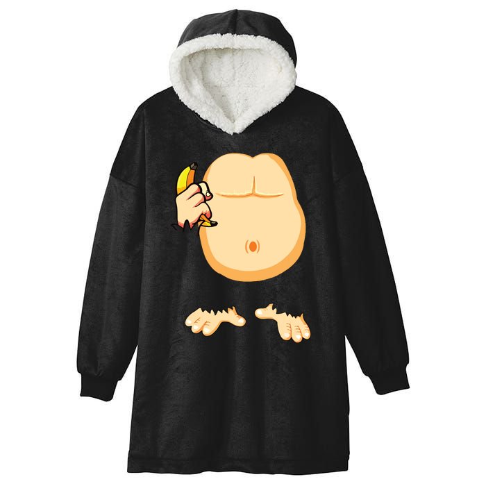 Monkey Costume Monkey Body Headless Halloween Costume Hooded Wearable Blanket