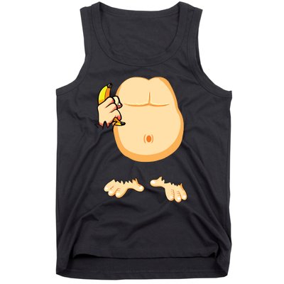 Monkey Costume Monkey Body Headless Halloween Costume Tank Top