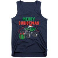 Merry Christmas Monster Truck Boy Xmas Winter Tank Top