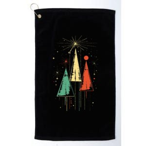 Mid Century Modern Christmas Platinum Collection Golf Towel