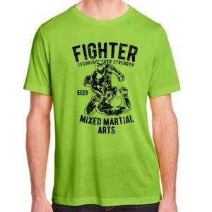 Mma Clothes Mixed Martial Arts Merchandise Distressed Mma Gift Adult ChromaSoft Performance T-Shirt