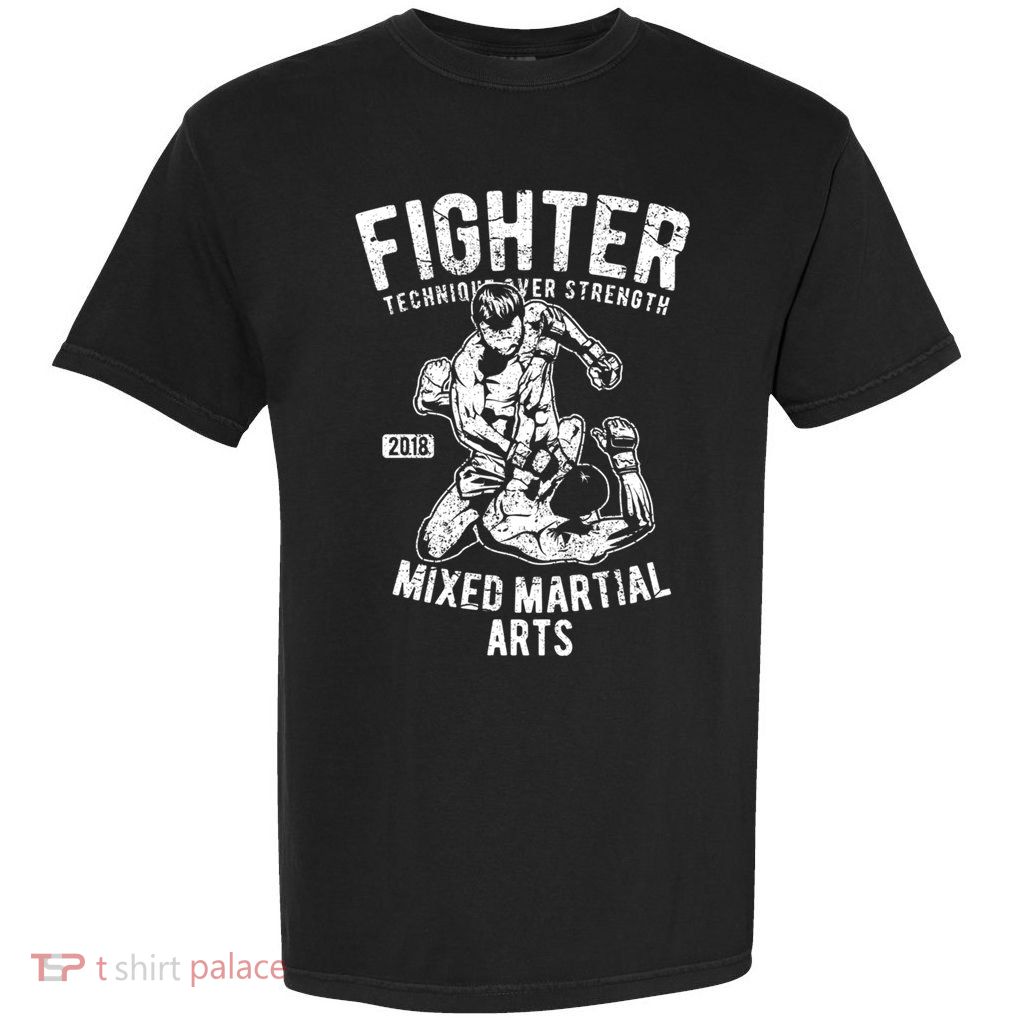 Mma Clothes Mixed Martial Arts Merchandise Distressed Mma Gift Garment-Dyed Heavyweight T-Shirt