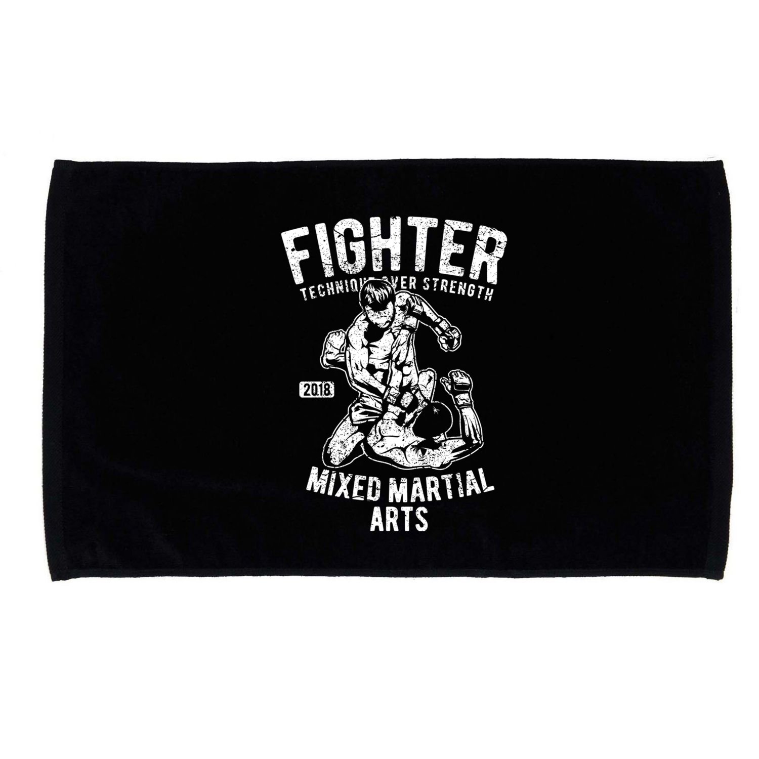 Mma Clothes Mixed Martial Arts Merchandise Distressed Mma Gift Microfiber Hand Towel