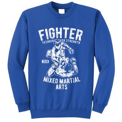 Mma Clothes Mixed Martial Arts Merchandise Distressed Mma Gift Sweatshirt