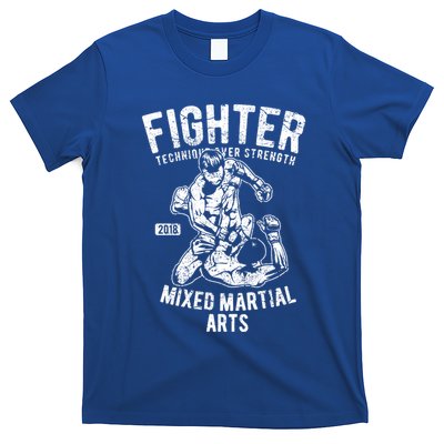 Mma Clothes Mixed Martial Arts Merchandise Distressed Mma Gift T-Shirt