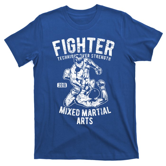 Mma Clothes Mixed Martial Arts Merchandise Distressed Mma Gift T-Shirt