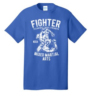 Mma Clothes Mixed Martial Arts Merchandise Distressed Mma Gift Tall T-Shirt