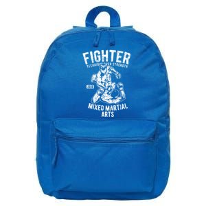 Mma Clothes Mixed Martial Arts Merchandise Distressed Mma Gift 16 in Basic Backpack