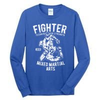 Mma Clothes Mixed Martial Arts Merchandise Distressed Mma Gift Tall Long Sleeve T-Shirt