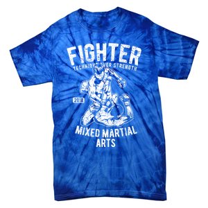 Mma Clothes Mixed Martial Arts Merchandise Distressed Mma Gift Tie-Dye T-Shirt