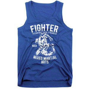 Mma Clothes Mixed Martial Arts Merchandise Distressed Mma Gift Tank Top