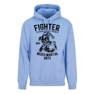 Mma Clothes Mixed Martial Arts Merchandise Distressed Mma Gift Unisex Surf Hoodie