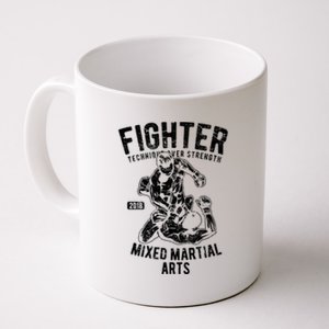 Mma Clothes Mixed Martial Arts Merchandise Distressed Mma Gift Coffee Mug