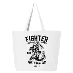 Mma Clothes Mixed Martial Arts Merchandise Distressed Mma Gift 25L Jumbo Tote