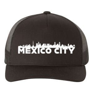 Mexico City Mexico City Skyline Silhouette Outline Sketch Yupoong Adult 5-Panel Trucker Hat