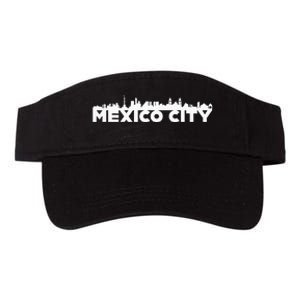 Mexico City Mexico City Skyline Silhouette Outline Sketch Valucap Bio-Washed Visor