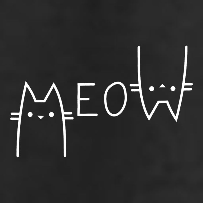Meow Cat Meow Kitty Funny Cats Mom And Cat Dad Gift Golf Towel