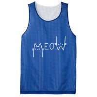 Meow Cat Meow Kitty Funny Cats Mom And Cat Dad Gift Mesh Reversible Basketball Jersey Tank