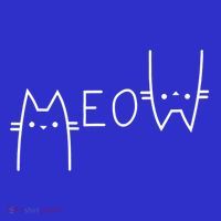 Meow Cat Meow Kitty Funny Cats Mom And Cat Dad Gift Toddler Hoodie