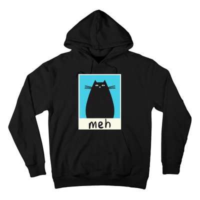 Meh Cat Meow Kitty Cat Lover Japanese Cat Kawaii Anime Hoodie