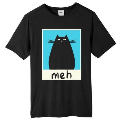 Meh Cat Meow Kitty Cat Lover Japanese Cat Kawaii Anime Tall Fusion ChromaSoft Performance T-Shirt