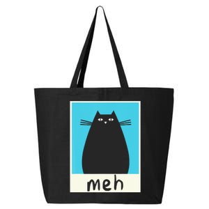 Meh Cat Meow Kitty Cat Lover Japanese Cat Kawaii Anime 25L Jumbo Tote