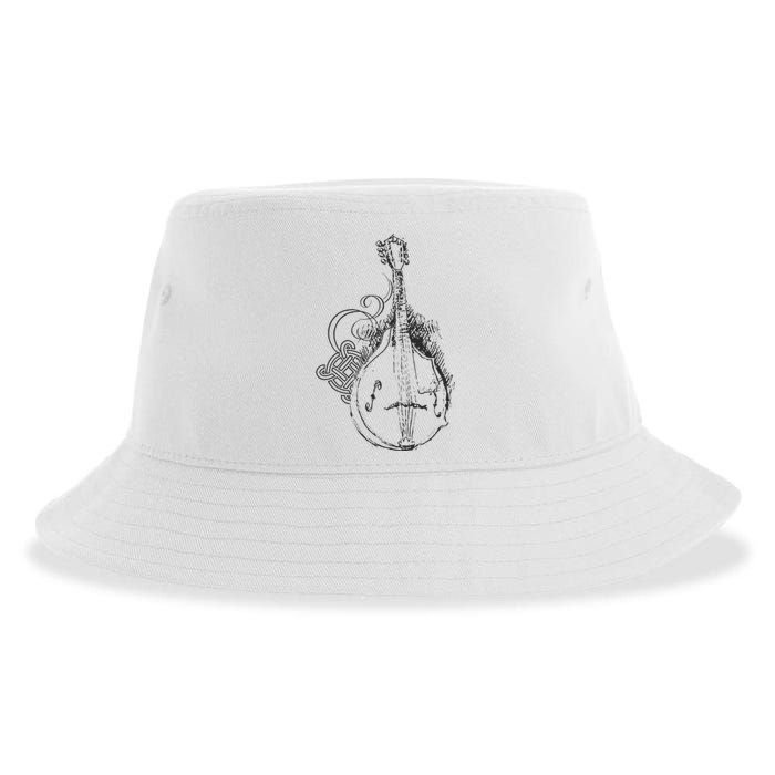 Mandolin Classic Mandolin Music Festival Music Lover Sustainable Bucket Hat