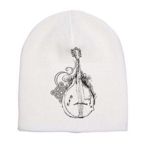 Mandolin Classic Mandolin Music Festival Music Lover Short Acrylic Beanie