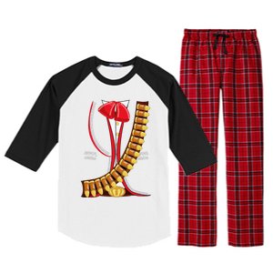 Mariachi Charro Mexican Cinco De Mayo Costume Raglan Sleeve Pajama Set