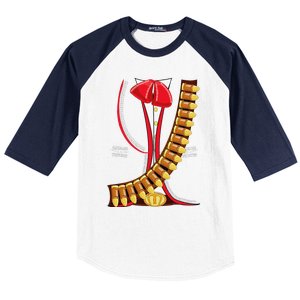 Mariachi Charro Mexican Cinco De Mayo Costume Baseball Sleeve Shirt