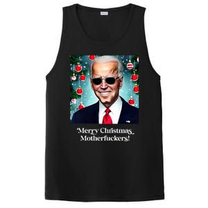 Merry Christmas Motherfuckers Funny Joe Biden Dark Brandon Christmas Holiday PosiCharge Competitor Tank