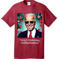 Merry Christmas Motherfuckers Funny Joe Biden Dark Brandon Christmas Holiday T-Shirt