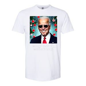 Merry Christmas Motherfuckers Funny Joe Biden Dark Brandon Christmas Holiday Softstyle CVC T-Shirt