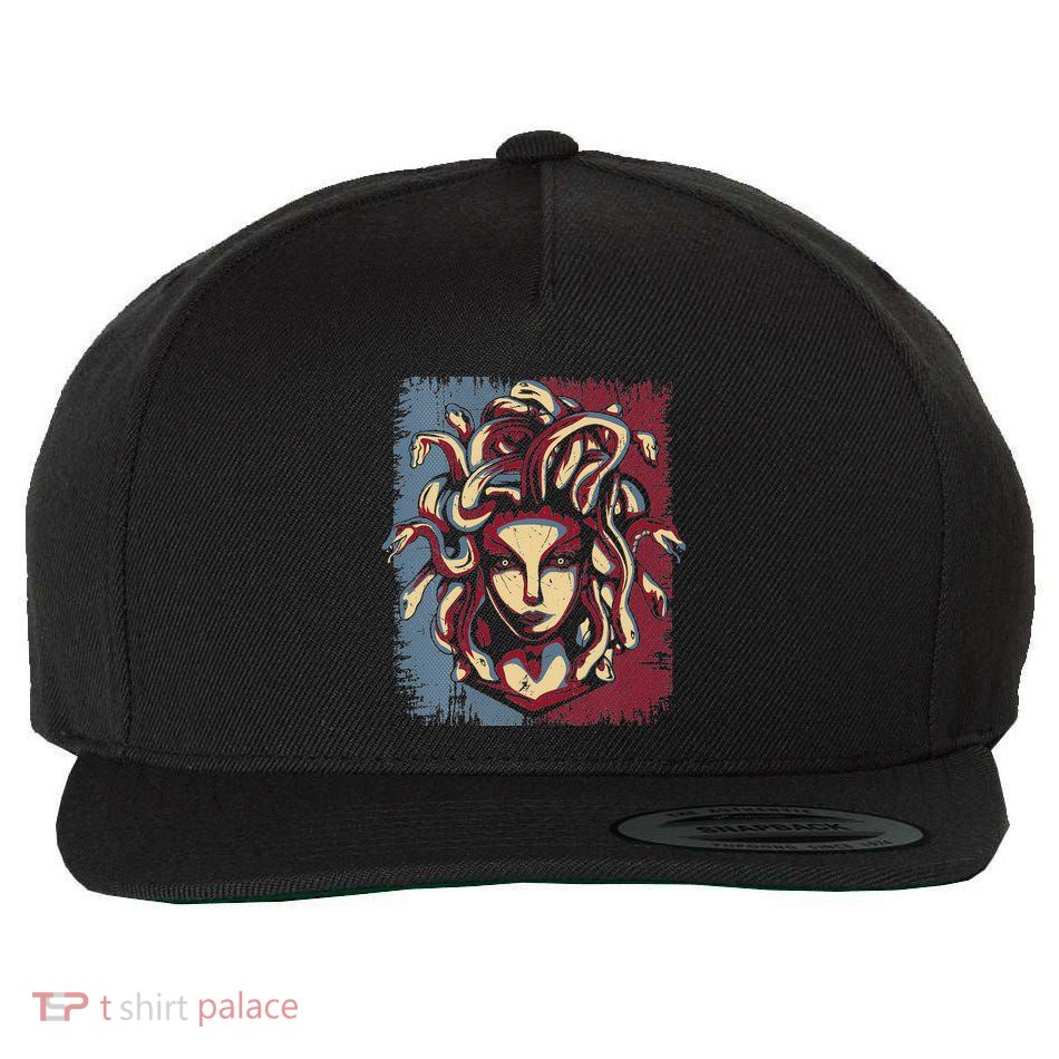 Mythical Creature Medusa Greek Mythology Gorgons Wool Snapback Cap