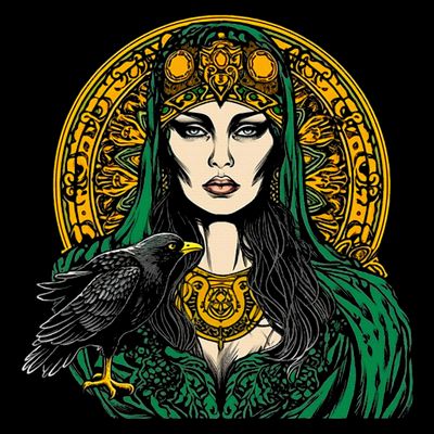Morrigan Celtic Mythology Irish Goddess Of Death T-Shirt