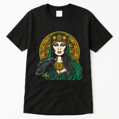 Morrigan Celtic Mythology Irish Goddess Of Death Tall T-Shirt