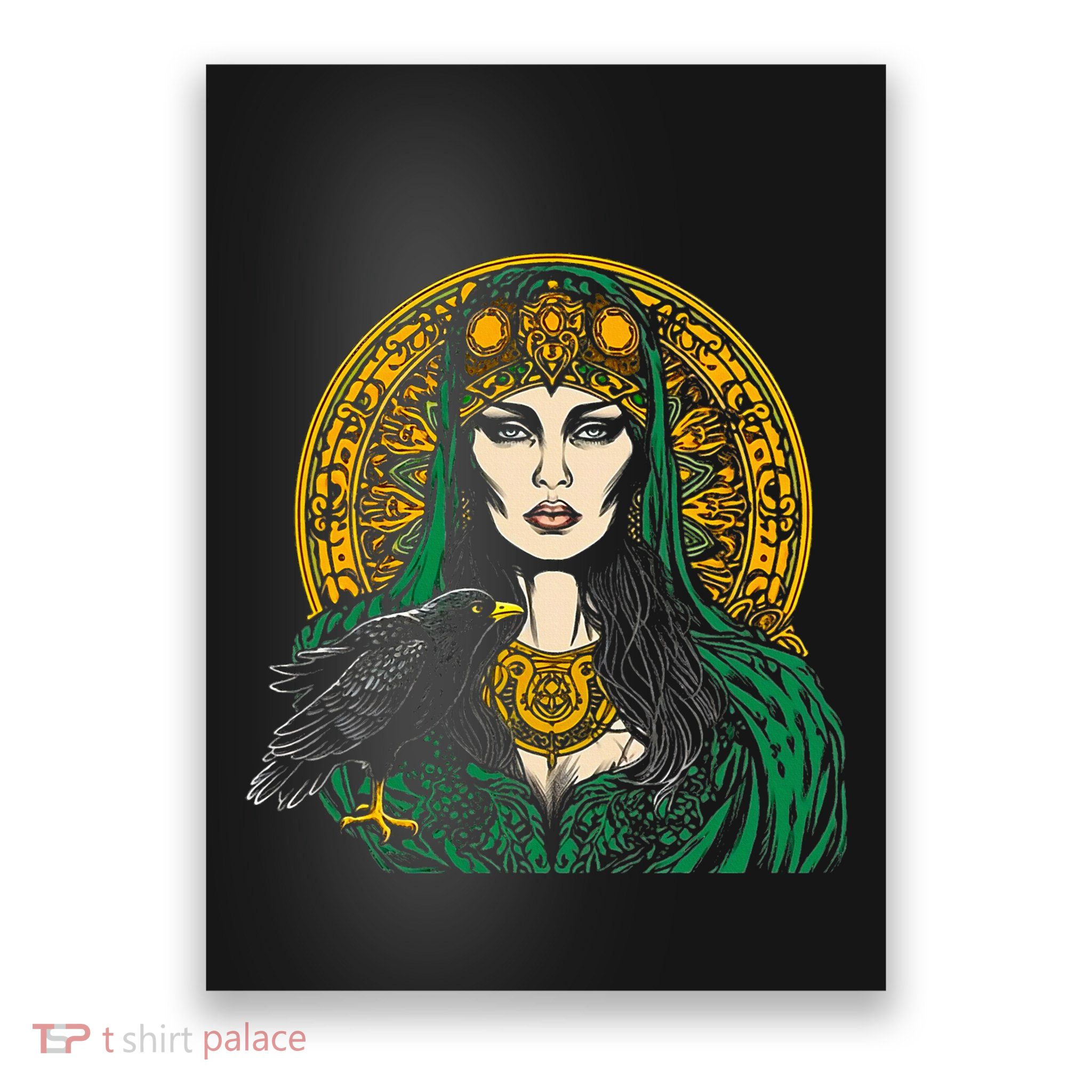 Morrigan Celtic Mythology Irish Goddess Of Death Poster