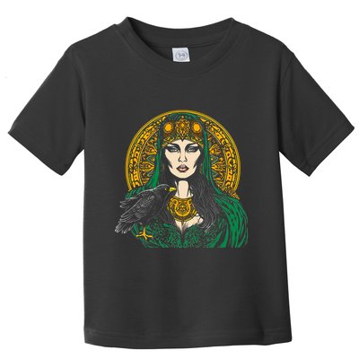 Morrigan Celtic Mythology Irish Goddess Of Death Toddler T-Shirt