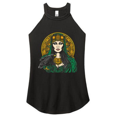 Morrigan Celtic Mythology Irish Goddess Of Death Women's Perfect Tri Rocker Tank
